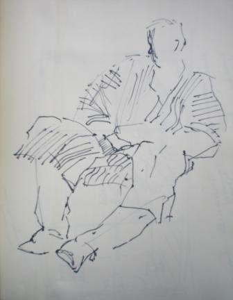 Michael, tekening, Martin Coppes
